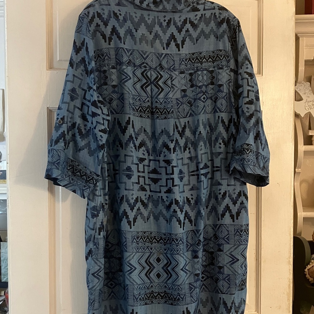 Soft Surroundings Aztec tunic top - Picture 6 of 6